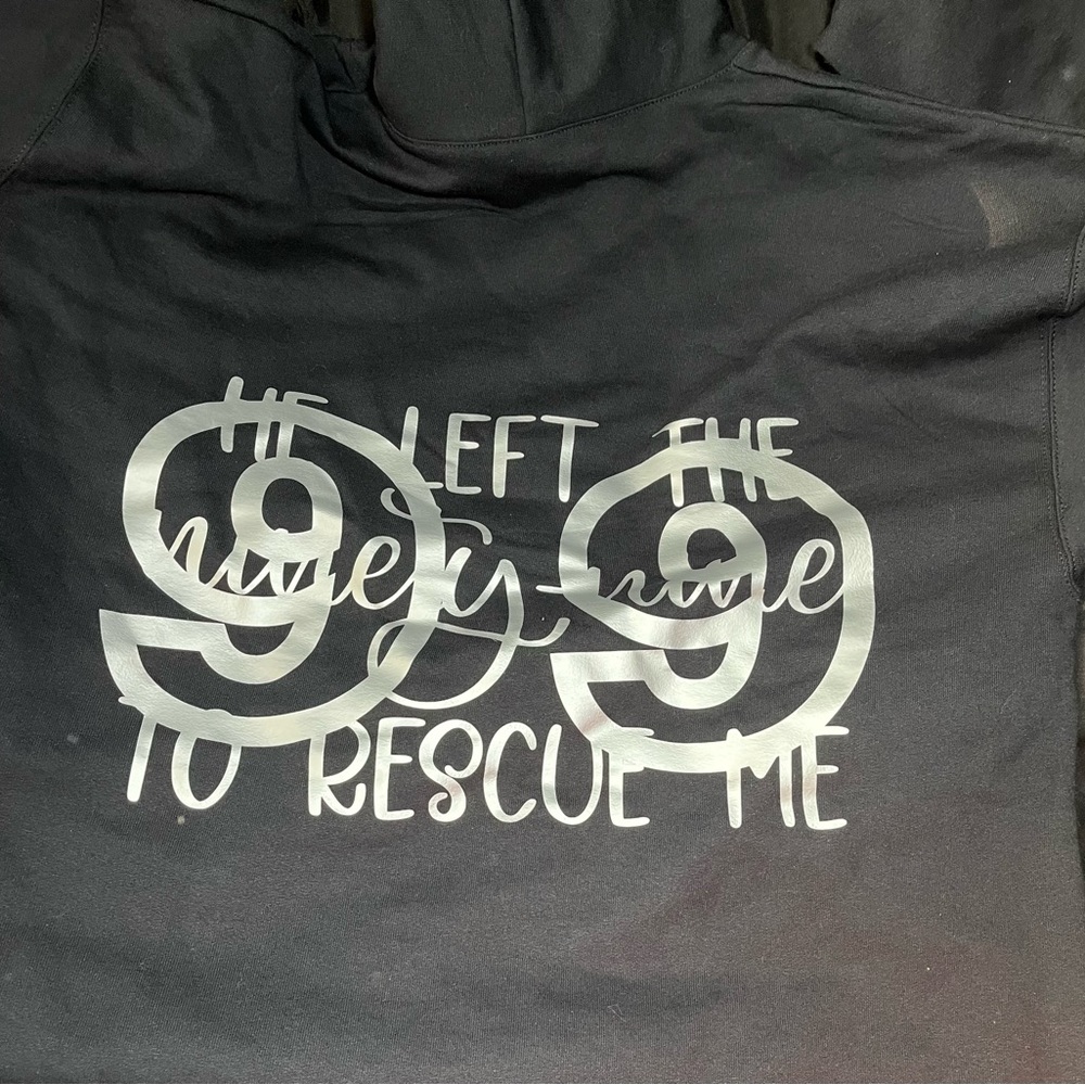 Black Kids Shirt with Lamb Design - Picture 2 of 2